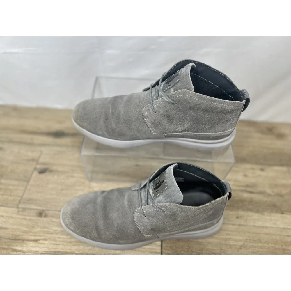 johnnie-O Mens The Chill Chukka Gray Ankle Boots Size 11 (7228983)
